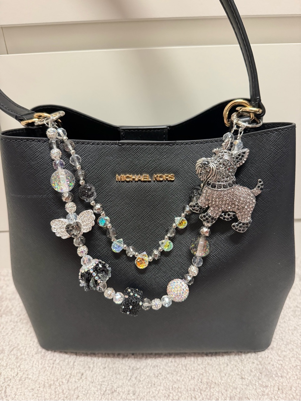 Dog Charm Purse Chain